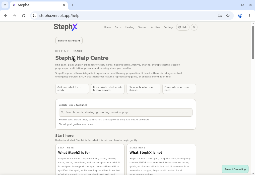 Help Centre troubleshooting article with basic checks and related guidance.